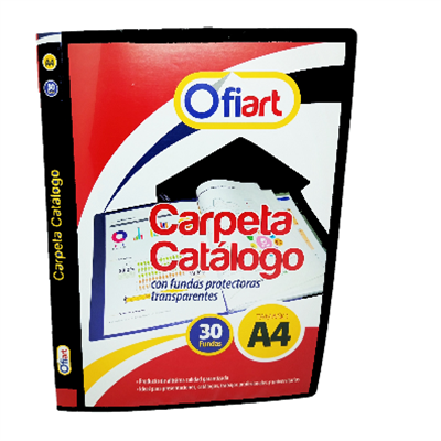 Carpeta Catálogo 30 hojas